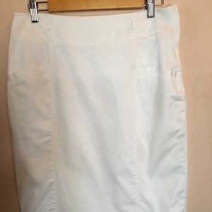 White Pencil Skirt